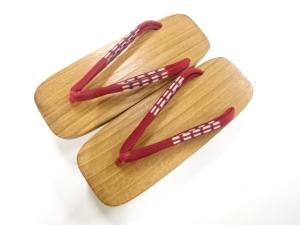 未使用品　桐下駄(22センチ)